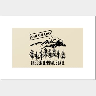 Colorado The Centennial State Posters and Art